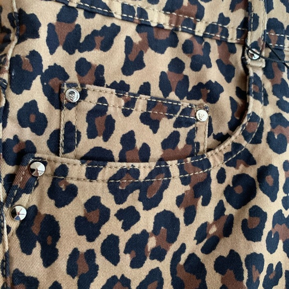 Zara Super Skinny Animal Print Jeans - Picture 4 of 7